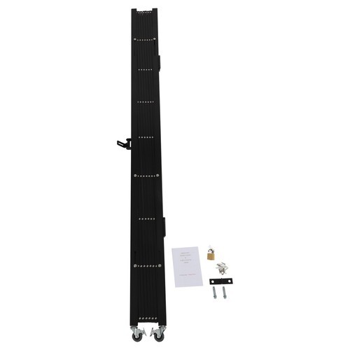 Folding Security Gate 7.2ft x 6.5ft Wall Mount Single Folding Door Scissor Gate