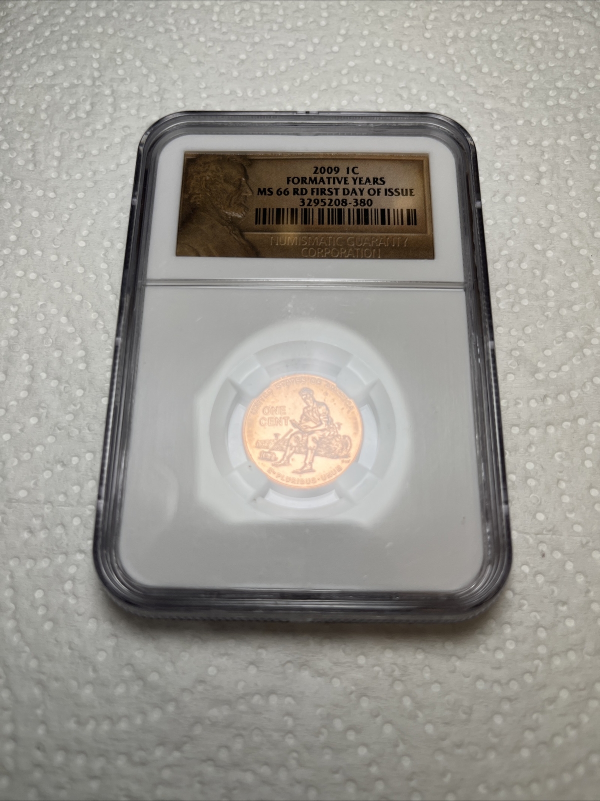 2009 Lincoln Penny MS66 RD Formative Years NGC Certified