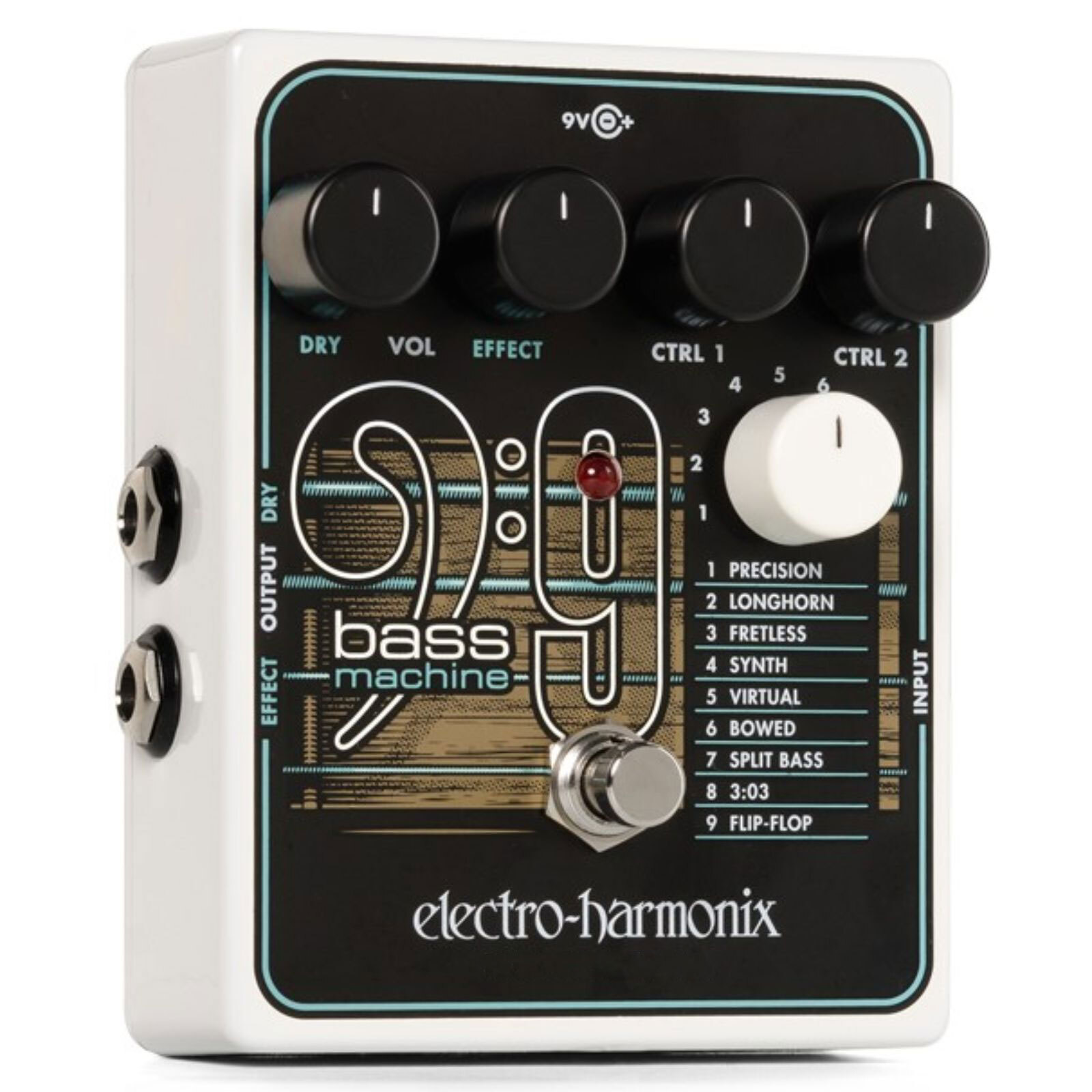 Electro-Harmonix EHX BASS9 Polyphonic Bass Machine Effects Pedal