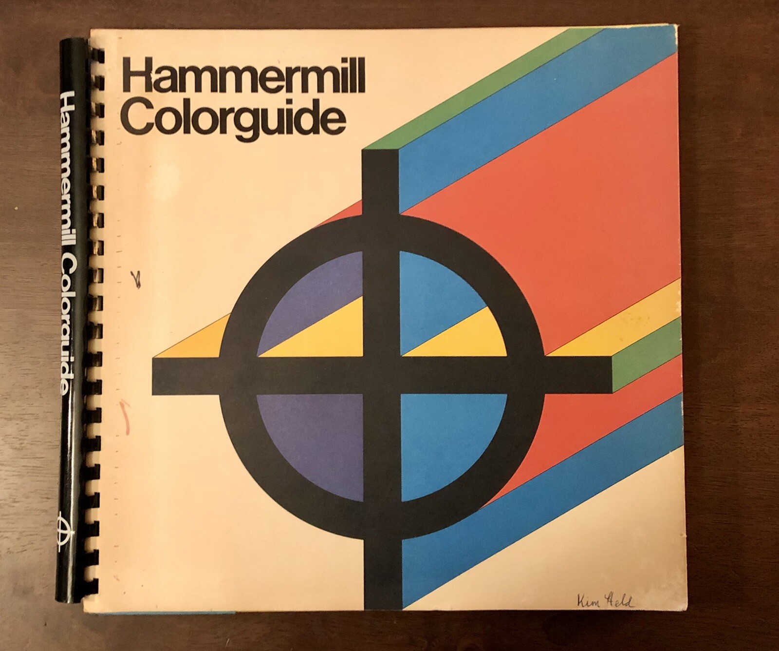 Hammermill Colorguide Spiralbound Book Different Inks on Colored Paper Printshop