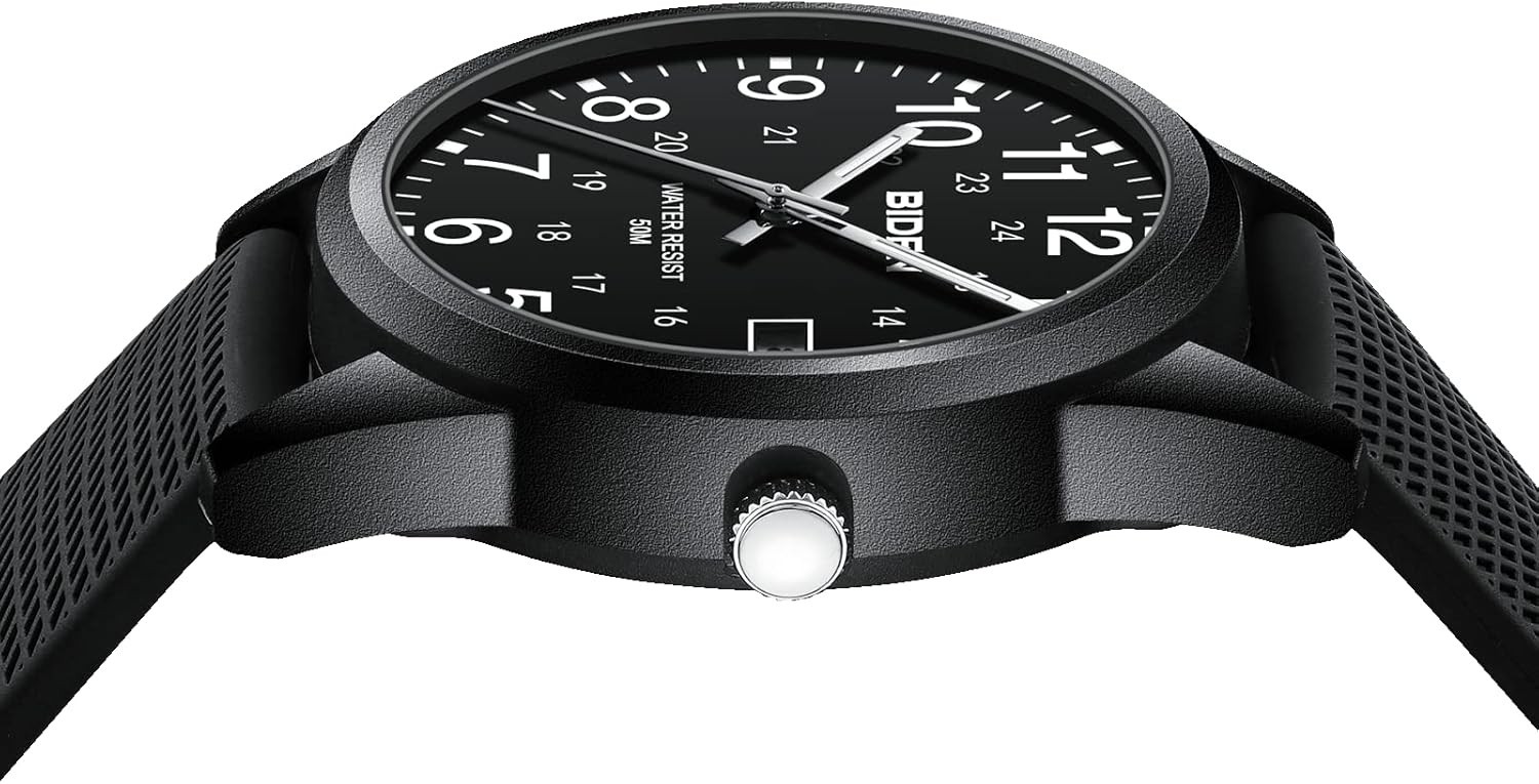 Mens Watches Analog Quartz Sports Unisex 30M Waterproof Nurse Watch for Men Wome