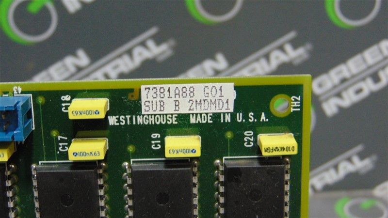 USED Westinghouse 7381A88G01 Ovation Memory Board 2MDMD1 Sub. B