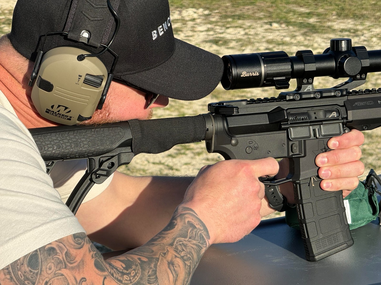 Beard Saver Rifle MILSPEC Cover 1" Tactical (Black)