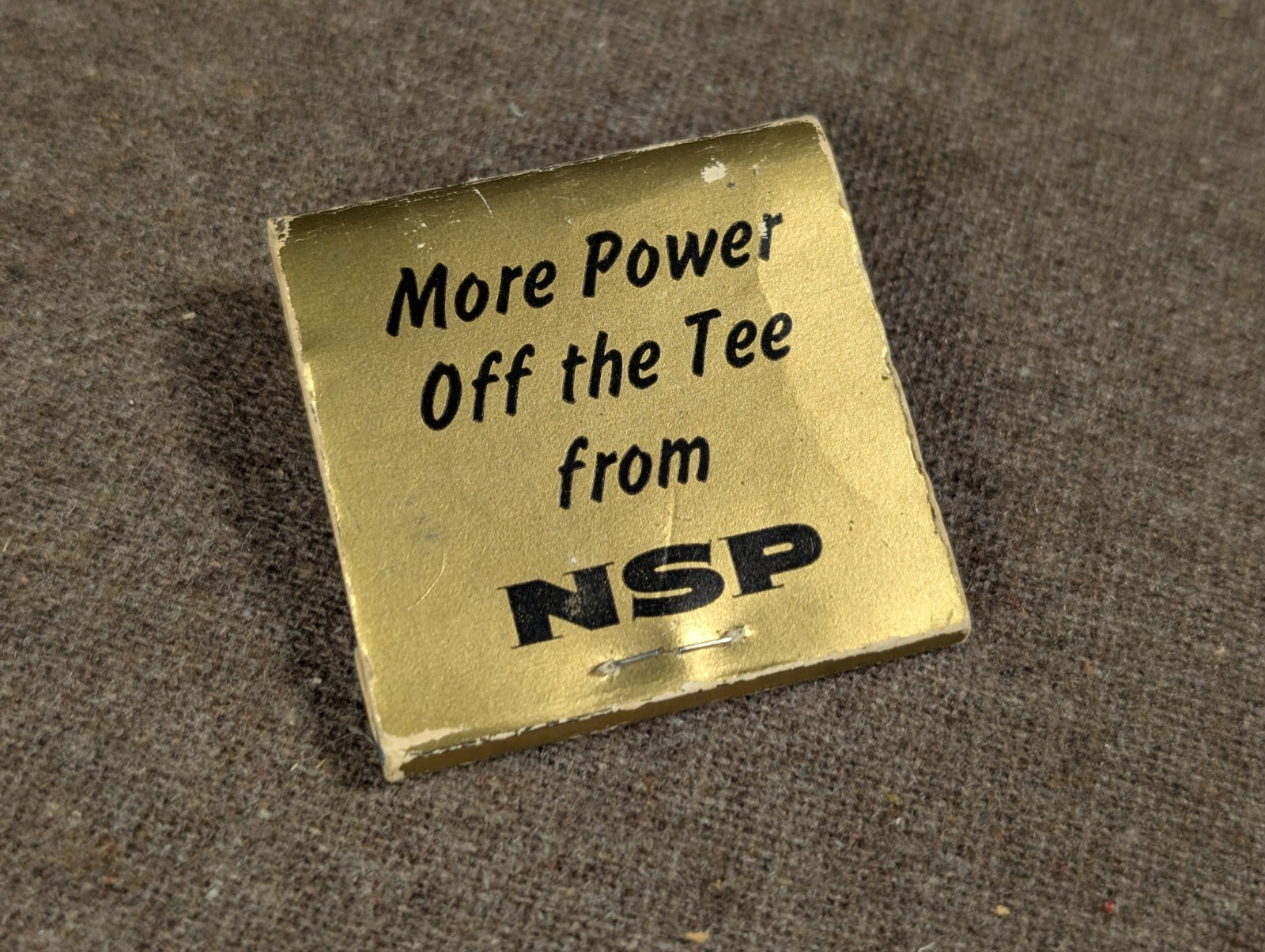 Vintage NSP Gold Plated Golf Tees (3)