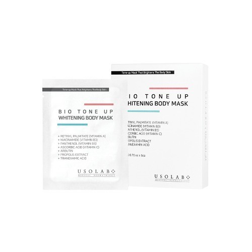 Usolab Bio Tone up Whitening Body Mask 20g x 5pcs
