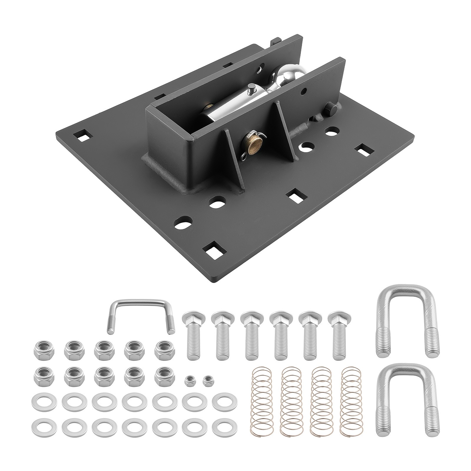 30000LB Gooseneck Hitch Folding Ball 2-5/16" for Silverado Sierra 2500HD