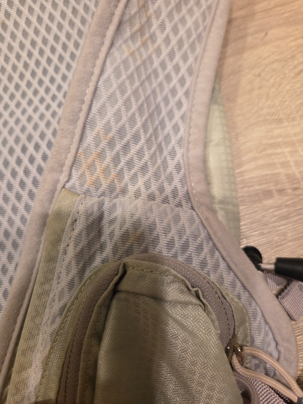 Nathan Hydration Backpack Gray Running Hiking No Bladder Stains