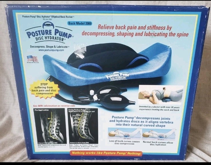 Posture Pump * Disc Hydrator * Elliptical Rocker * Back * Model 2000 *