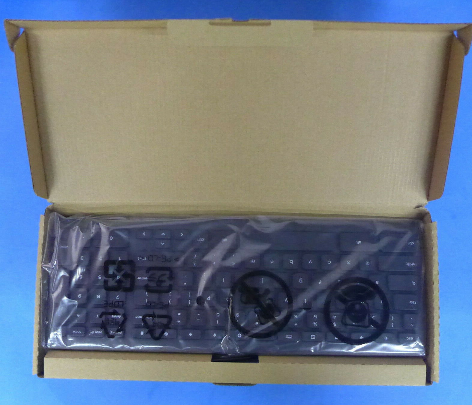 NEW Genuine Dell Chromebook USB Slim Quiet Multi-Media Keyboard 0F62V