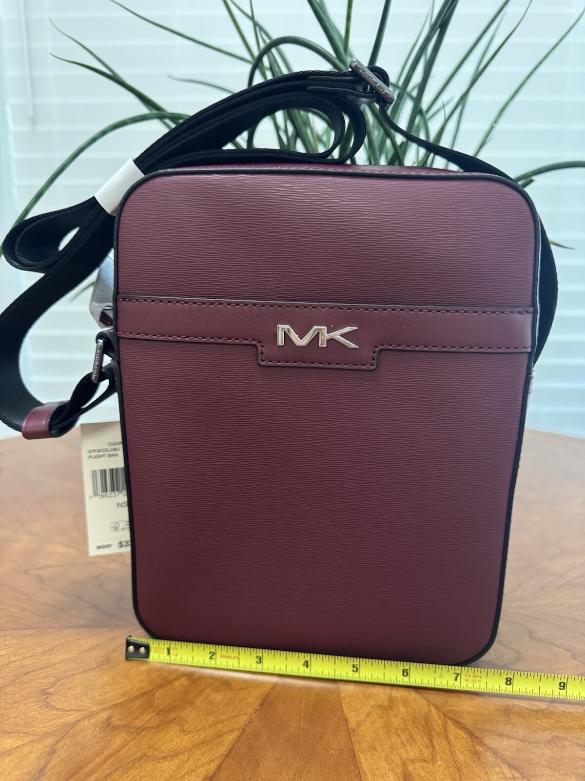 Michael Kors Cooper Flight Bag Dark Cherry NWT
