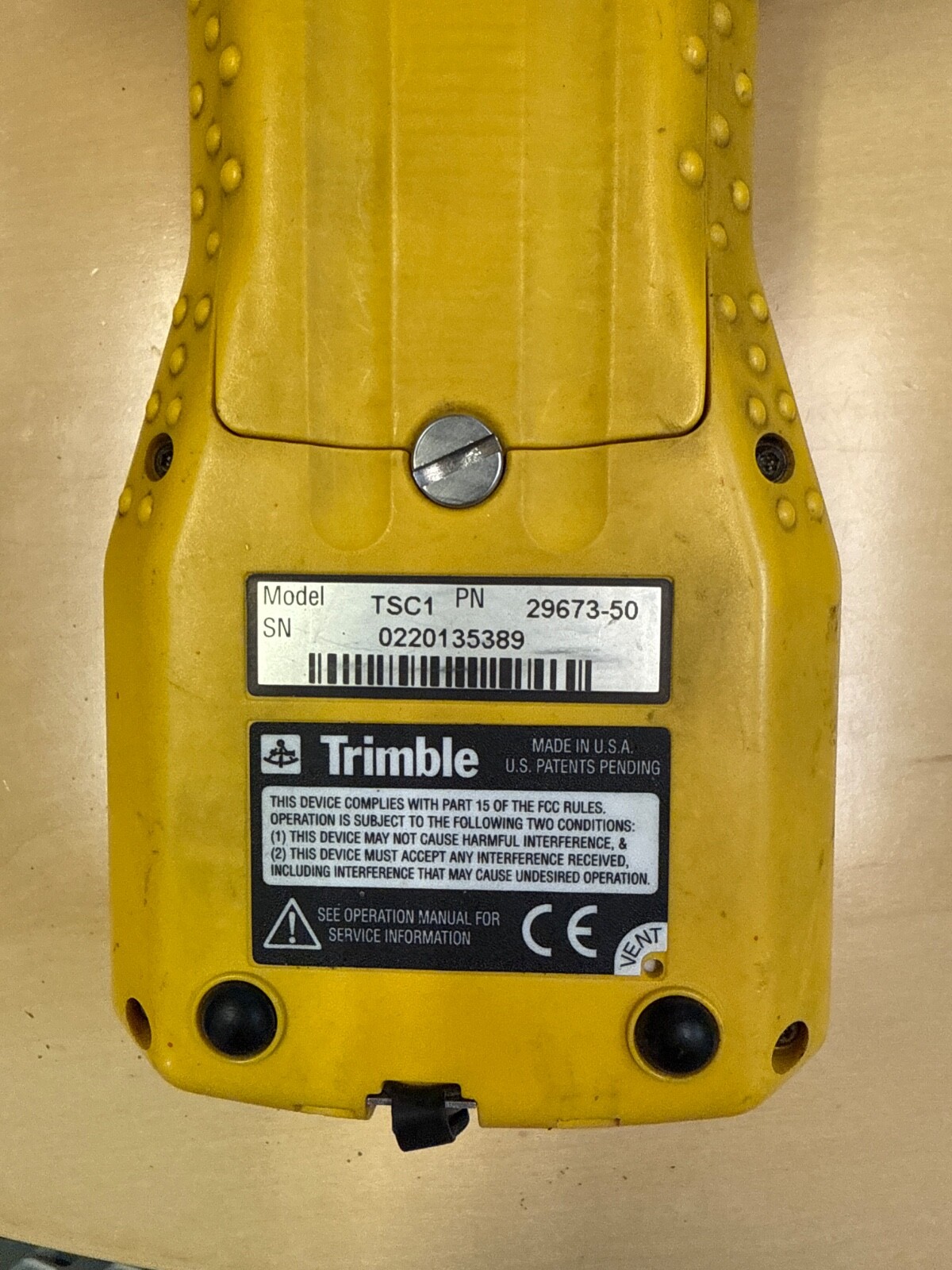 Trimble Gps Equipment Model TSC1 DATA COLLECTOR