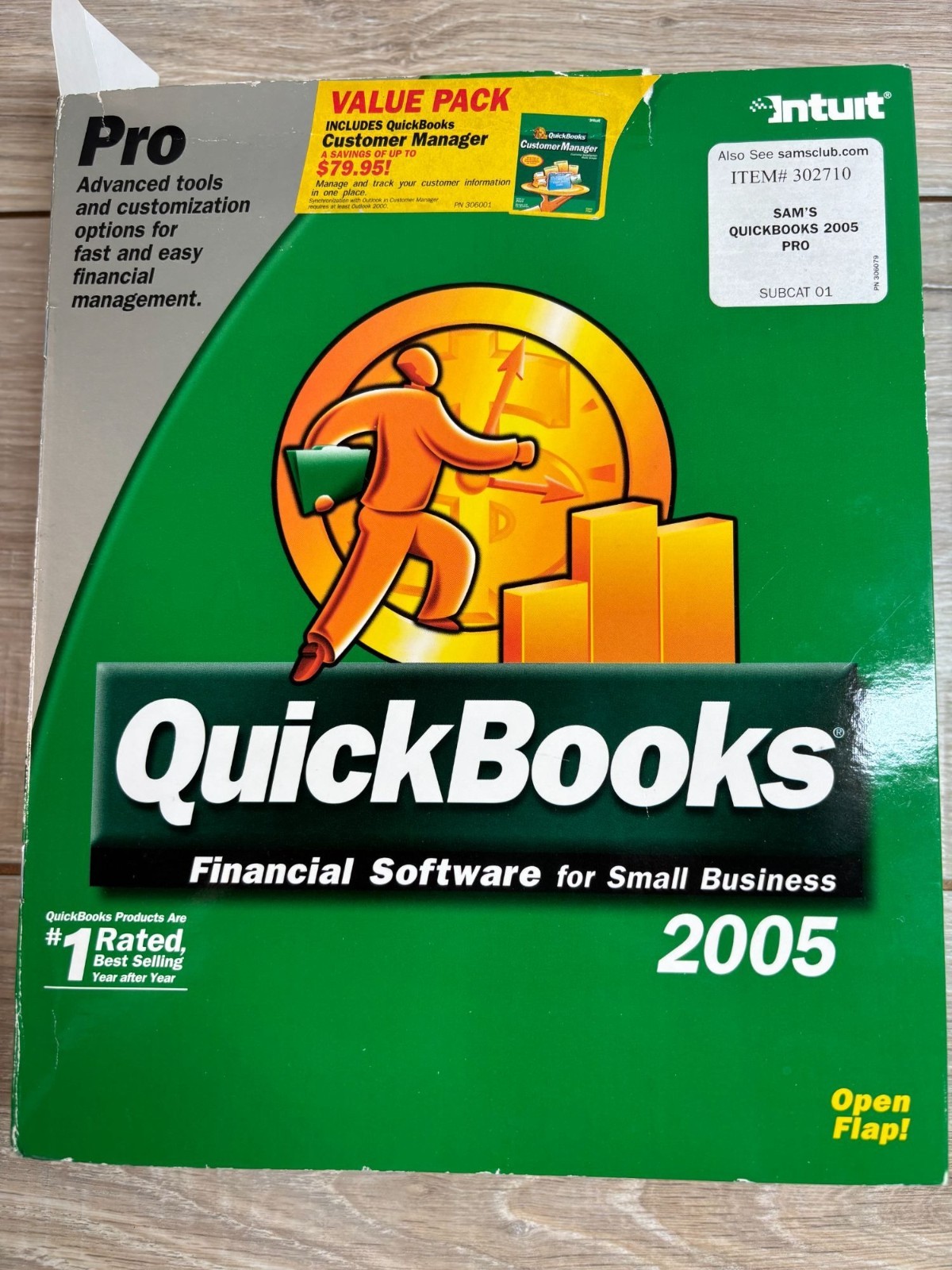 QuickBooks Pro 2005 Financial Software For Small Business With Manuals & CD Set