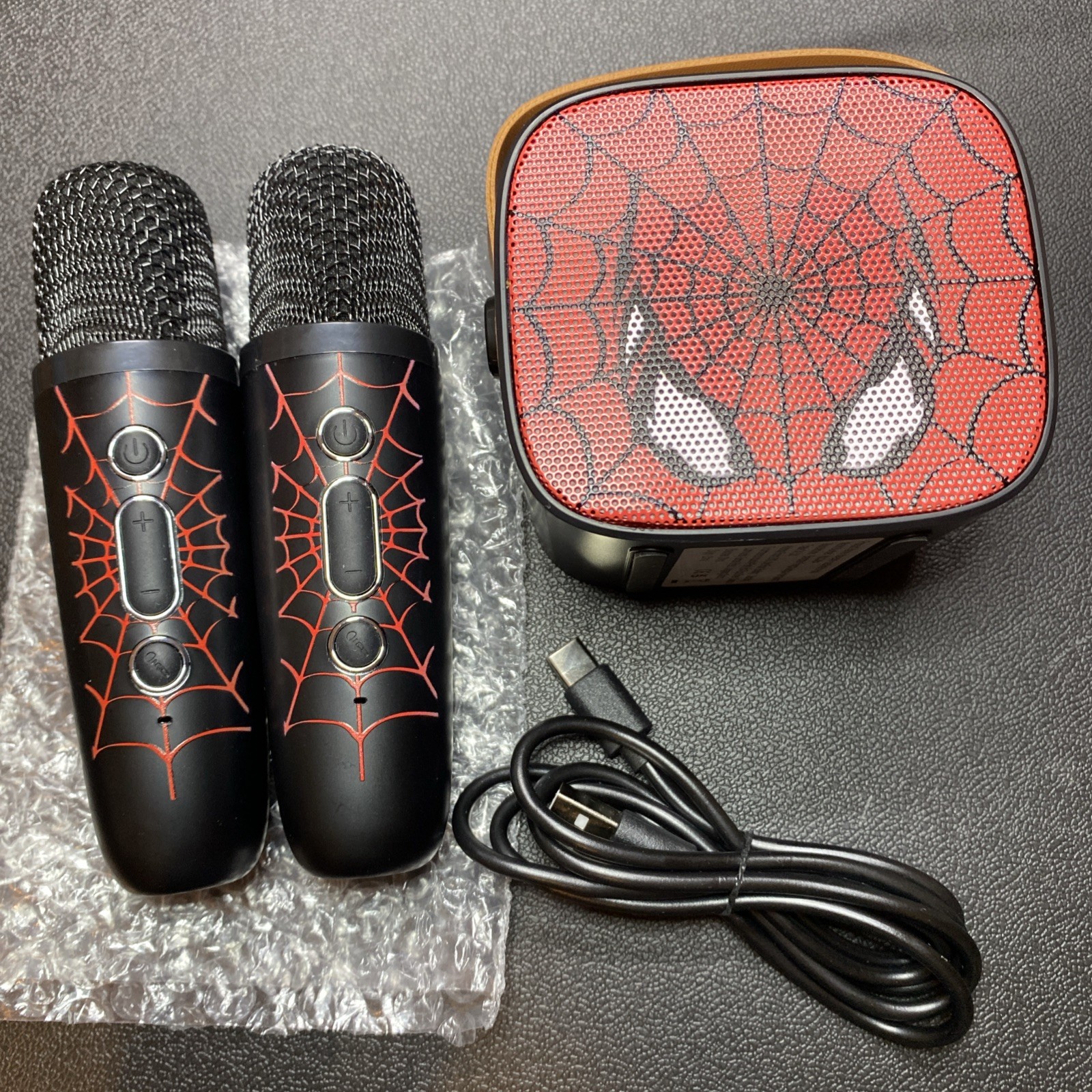 Mini Karaoke Machine Toys Kids Toys Birthday Gifts Spider Man