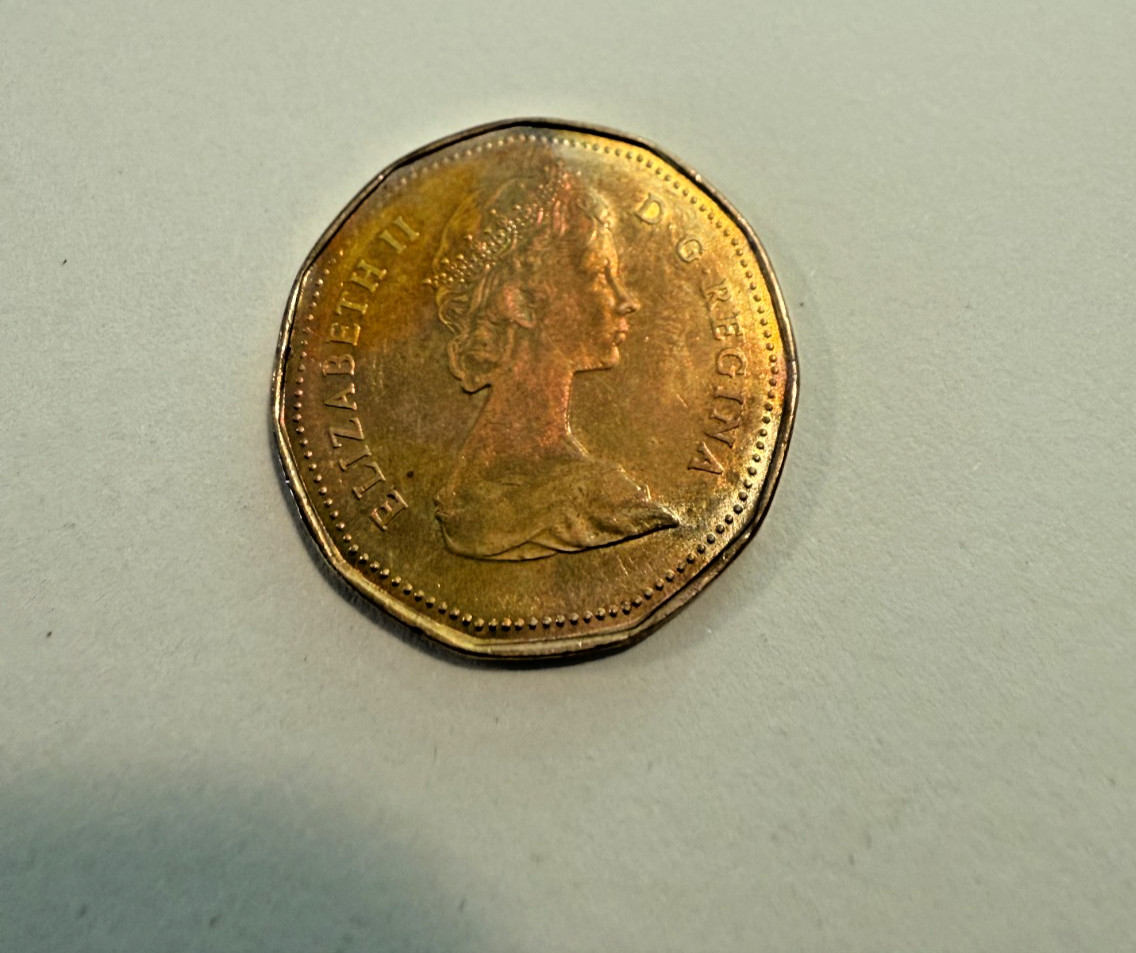 CANADA 1987 $1 One Dollar from Royal Canadian Mint First Year of the Loon Loonie