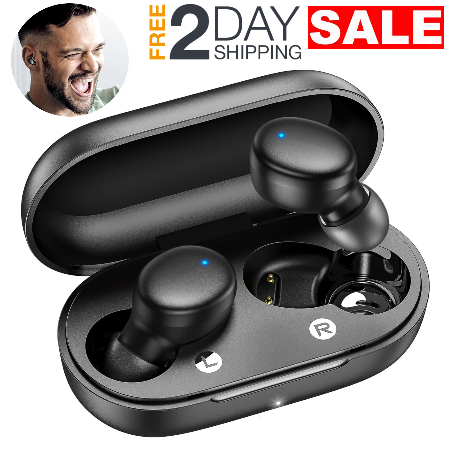 Audifonos Inalambricos 5.0 Bluetooth Auriculares Para Deportivo Correr En Oferta