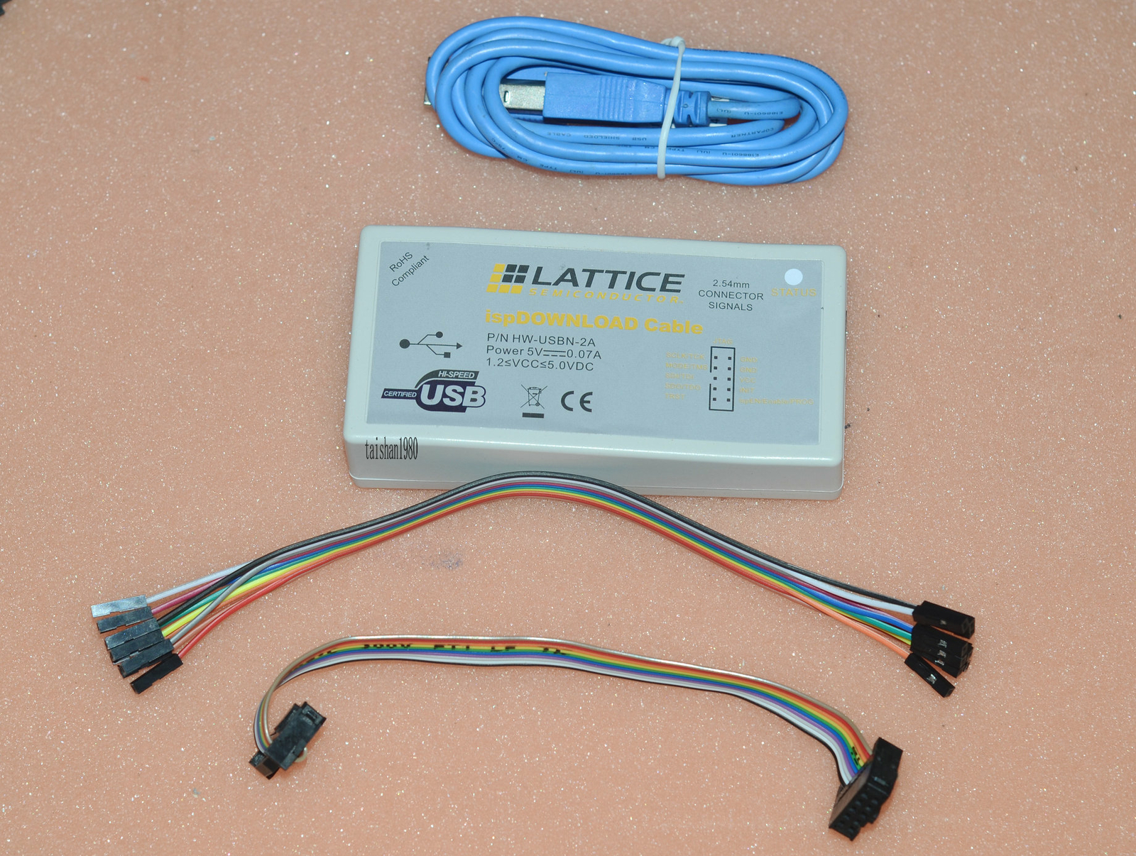 USB Download Cable Jtag SPI Programmer for LATTICE FPGA CPLD HW-USBN-2A