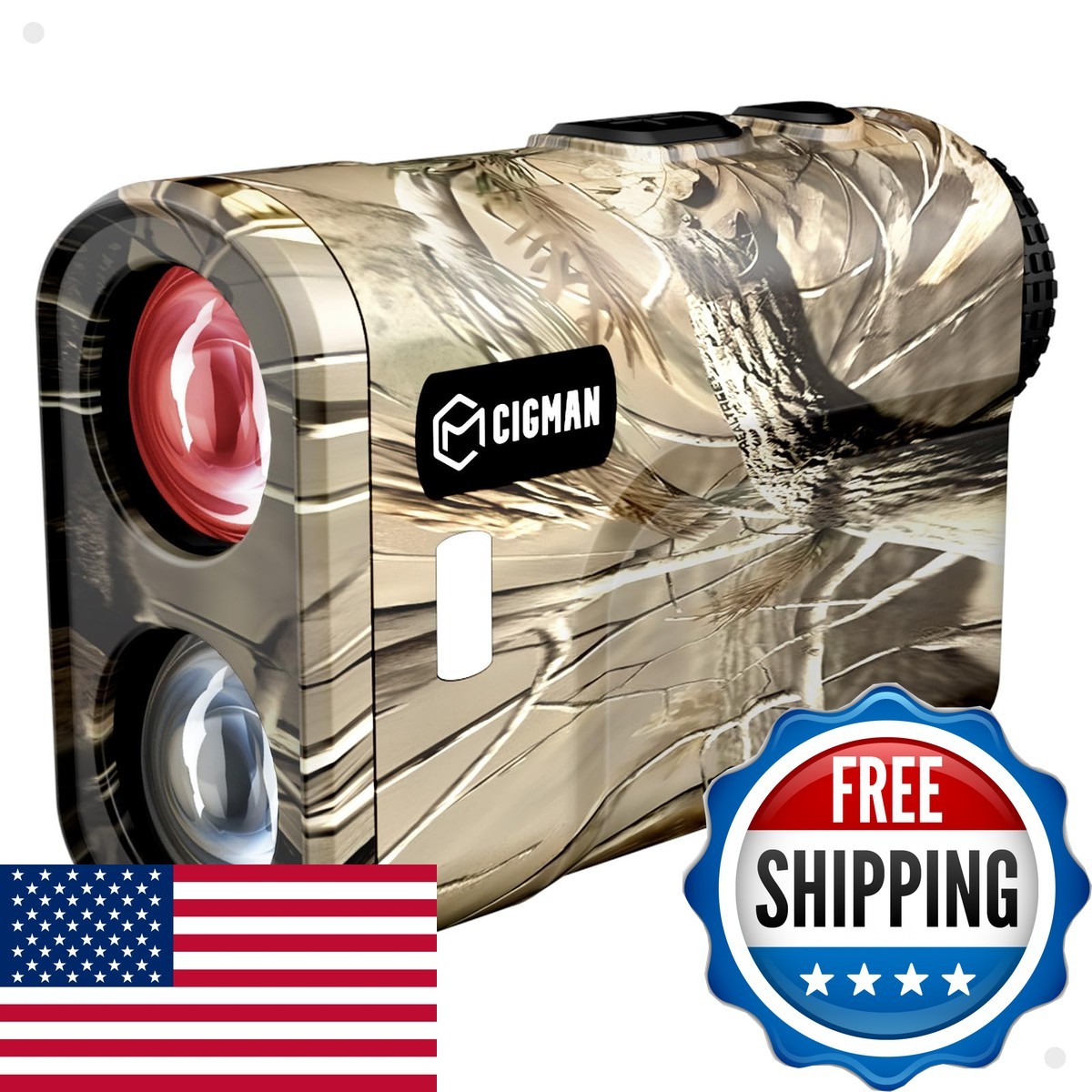 CIGMAN Hunting Range Finder 3280 Yards 6X Magnification Slope for Hunter
