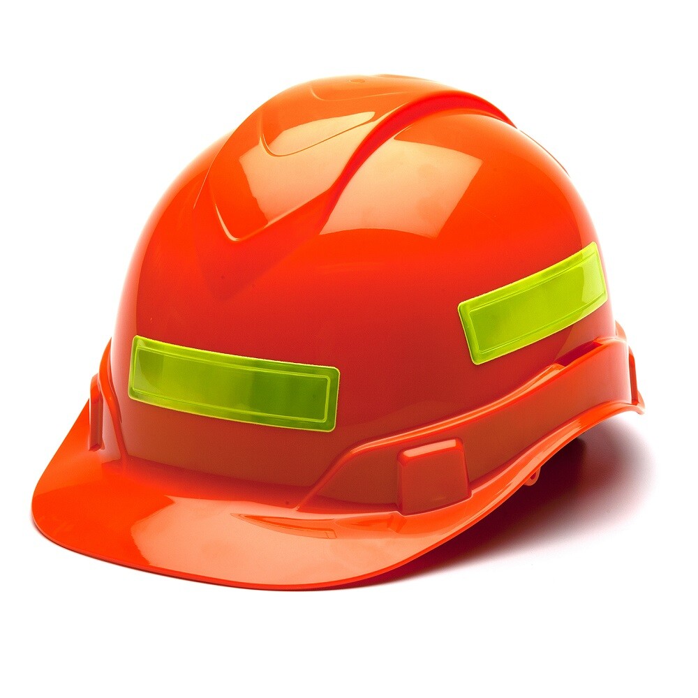 Reflective Stickers for Hard Hat, Hi-Visibility - 1 Sheet of 16 Stickers (ONLY)