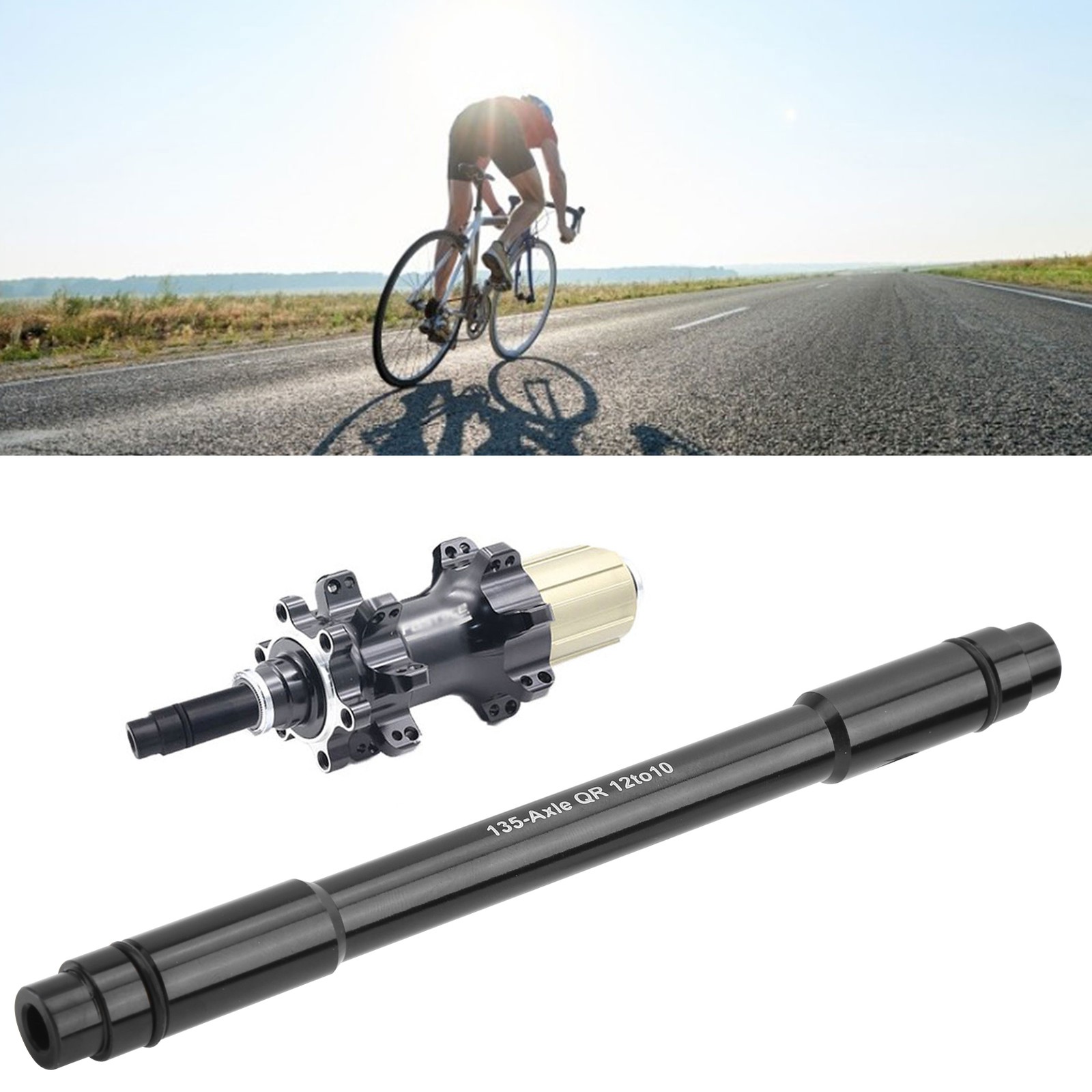 Aluminium Alloy Bike Thru Axle Lightweight Quick Release Repair Accessory For