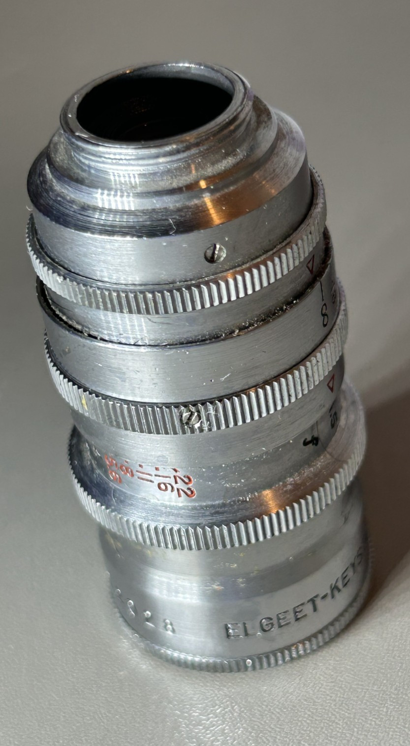 Elgeet Keystone Microscope Objective 2028, 7.5mm f: 1.5 Wide Angle