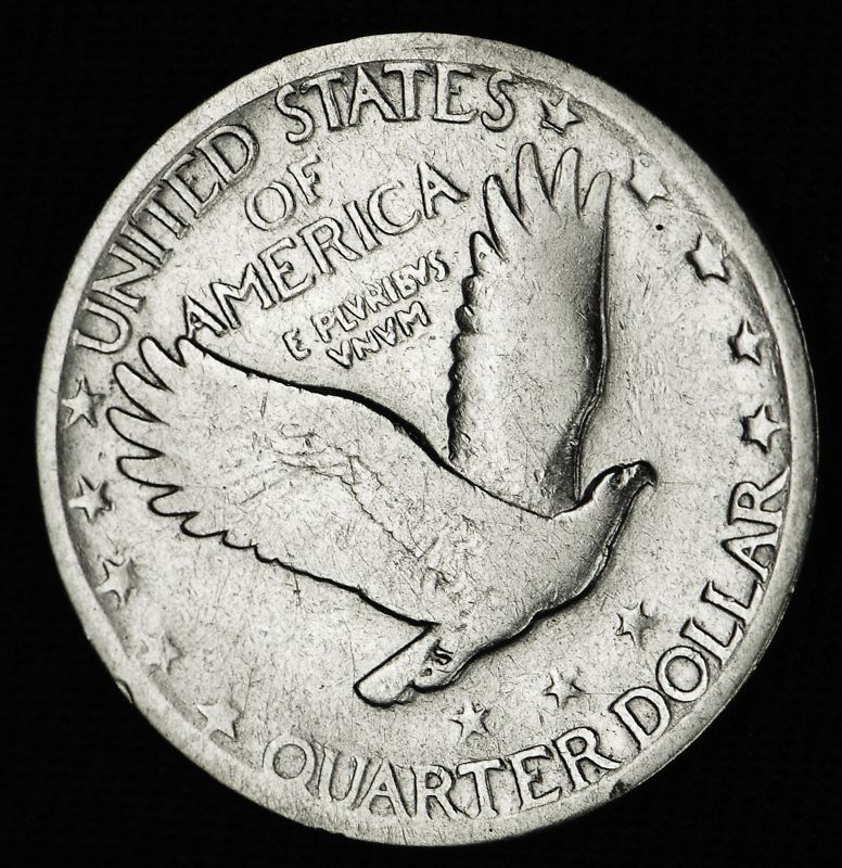 1927-p Standing Liberty Quarter. Better Grade (Inventory A)