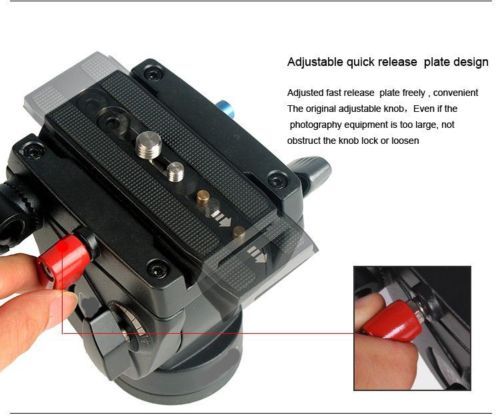 Quick-release plate for LYT-D293 Professional Video DSLR Camera Tripod Monopod