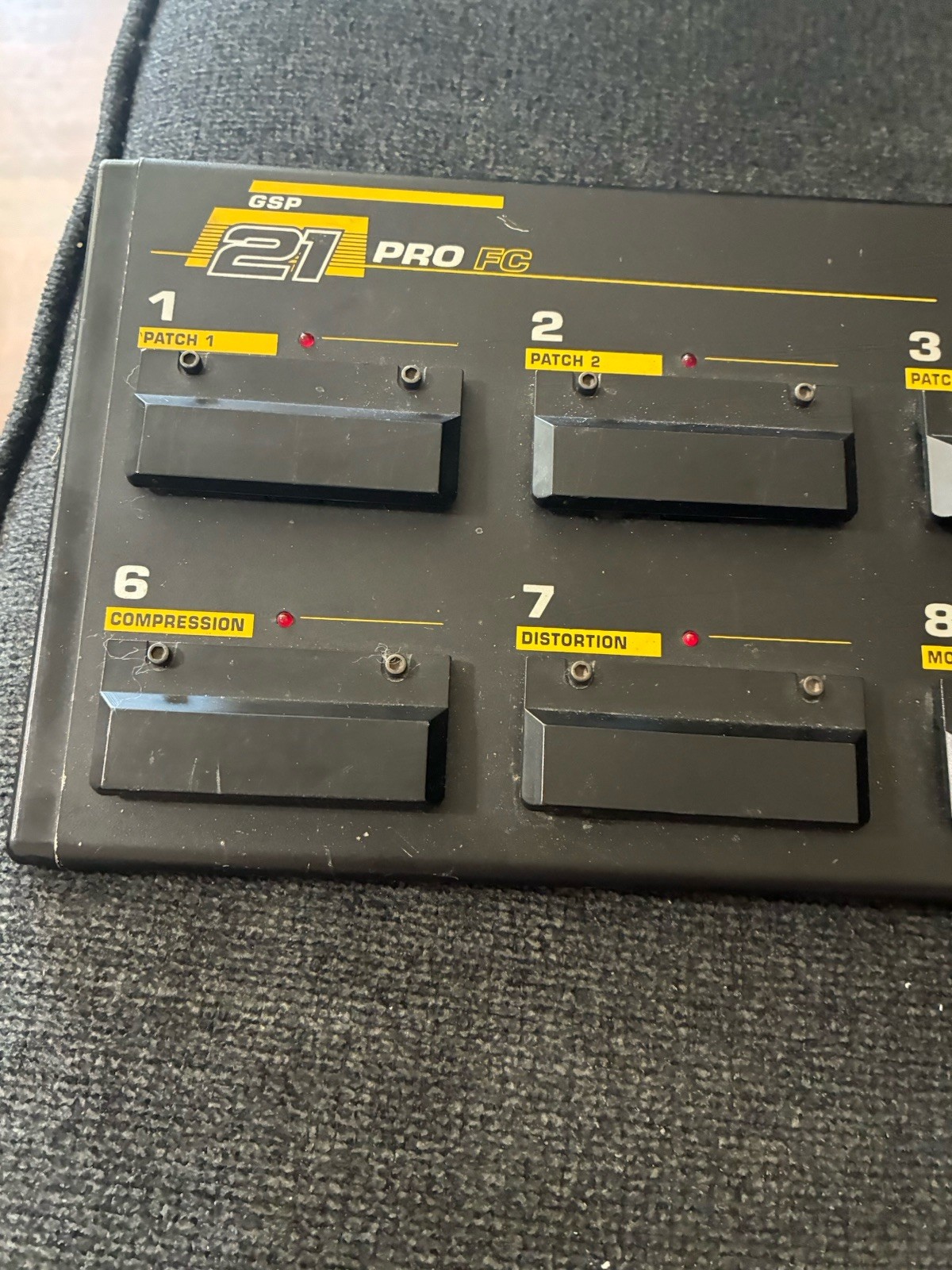 Vintage Digitech GSP21 PRO With Original Pedalboard (no cables included) READ