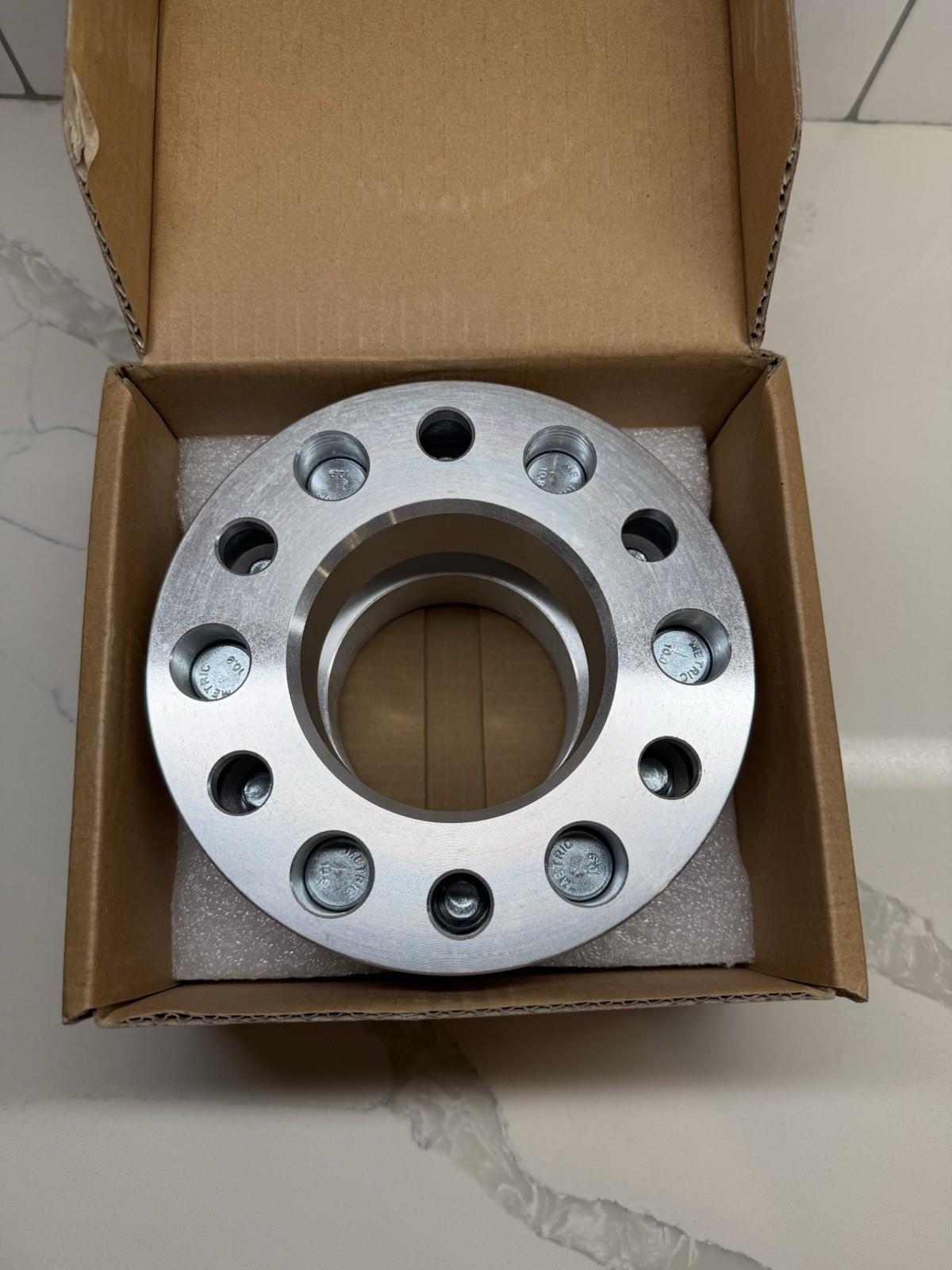 2 Pcs - 1.5 inch 5x4.5 to 5x5 Aluminum Wheel Spacer Adapters - Read Description