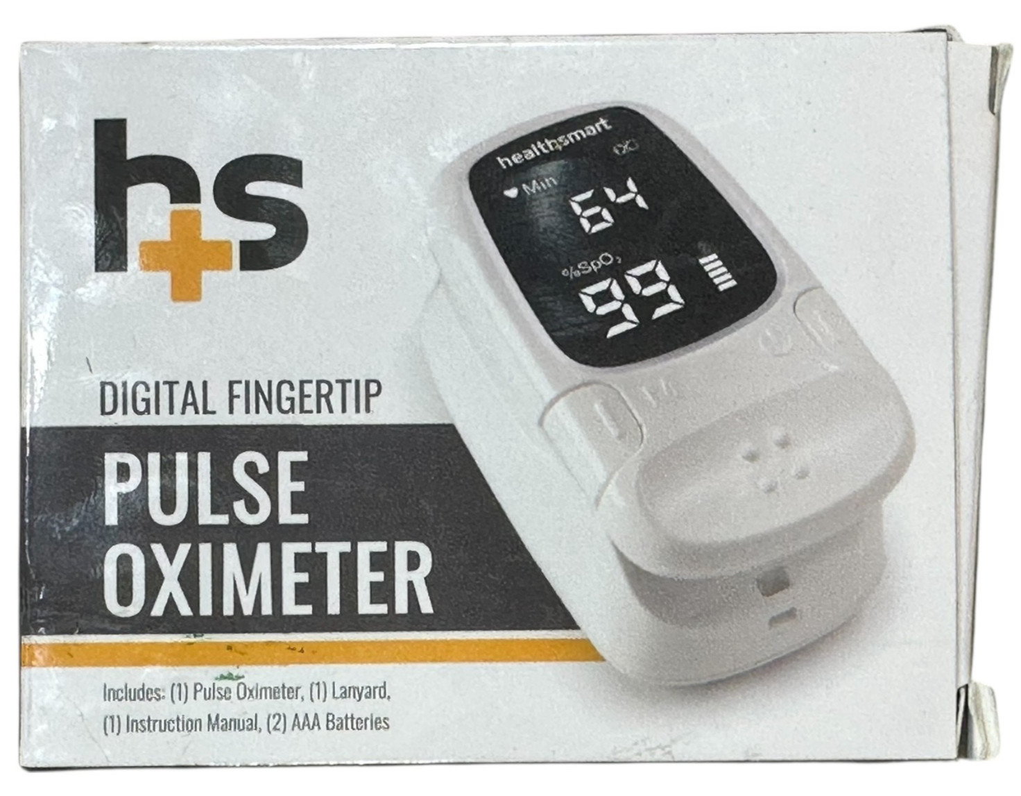 Healthsmart Digital Fingertip Pulse Oximeter, Measurement Range: 30-240BPM