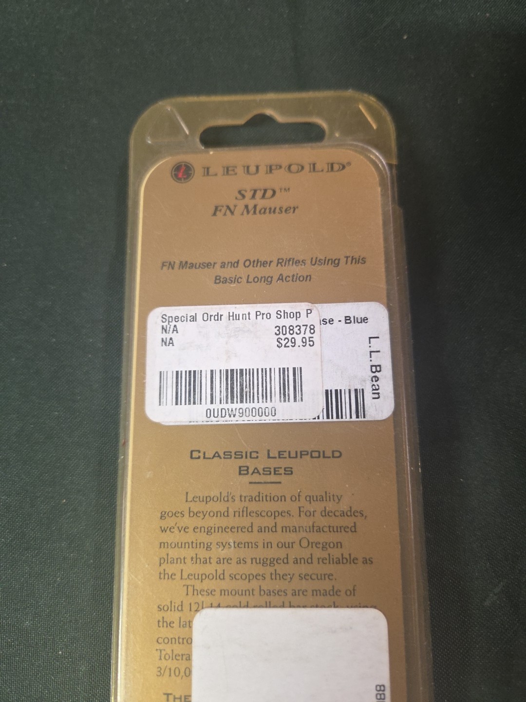Leupold 49988 FN Mauser Scope Rail New