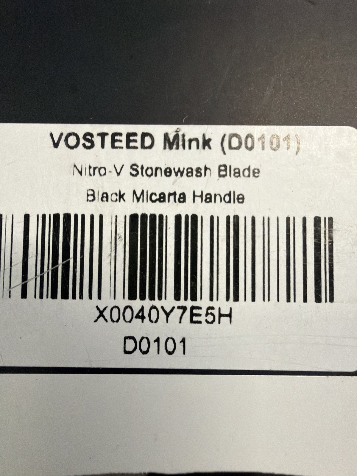 Vosteed Mink Fixed Blade Knives - 3.33’’ Nitro-V Blade with Sheath,
