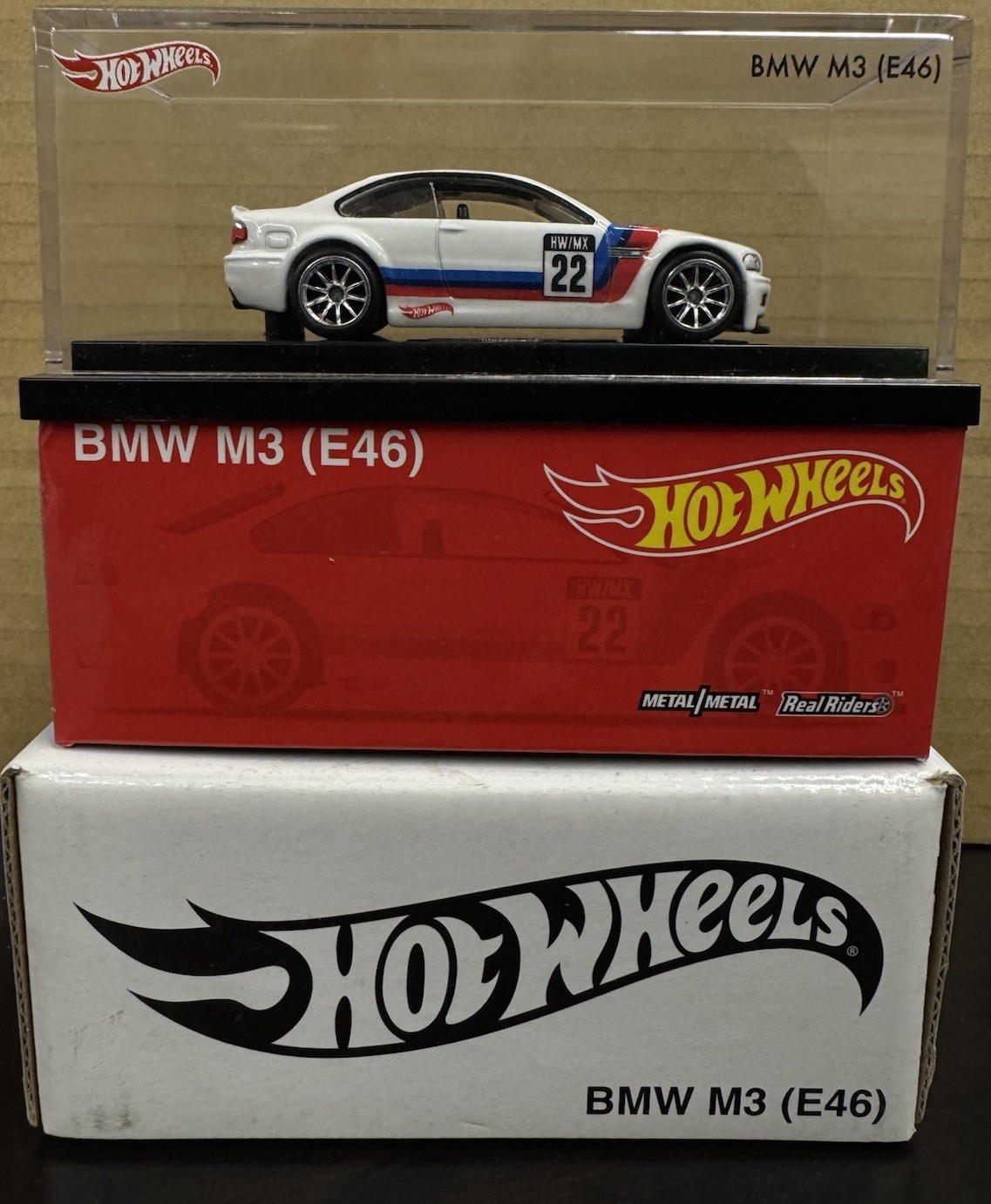 2022 Hot Wheels Mexico Convention BMW M3 (E46) Acrylic case sealed