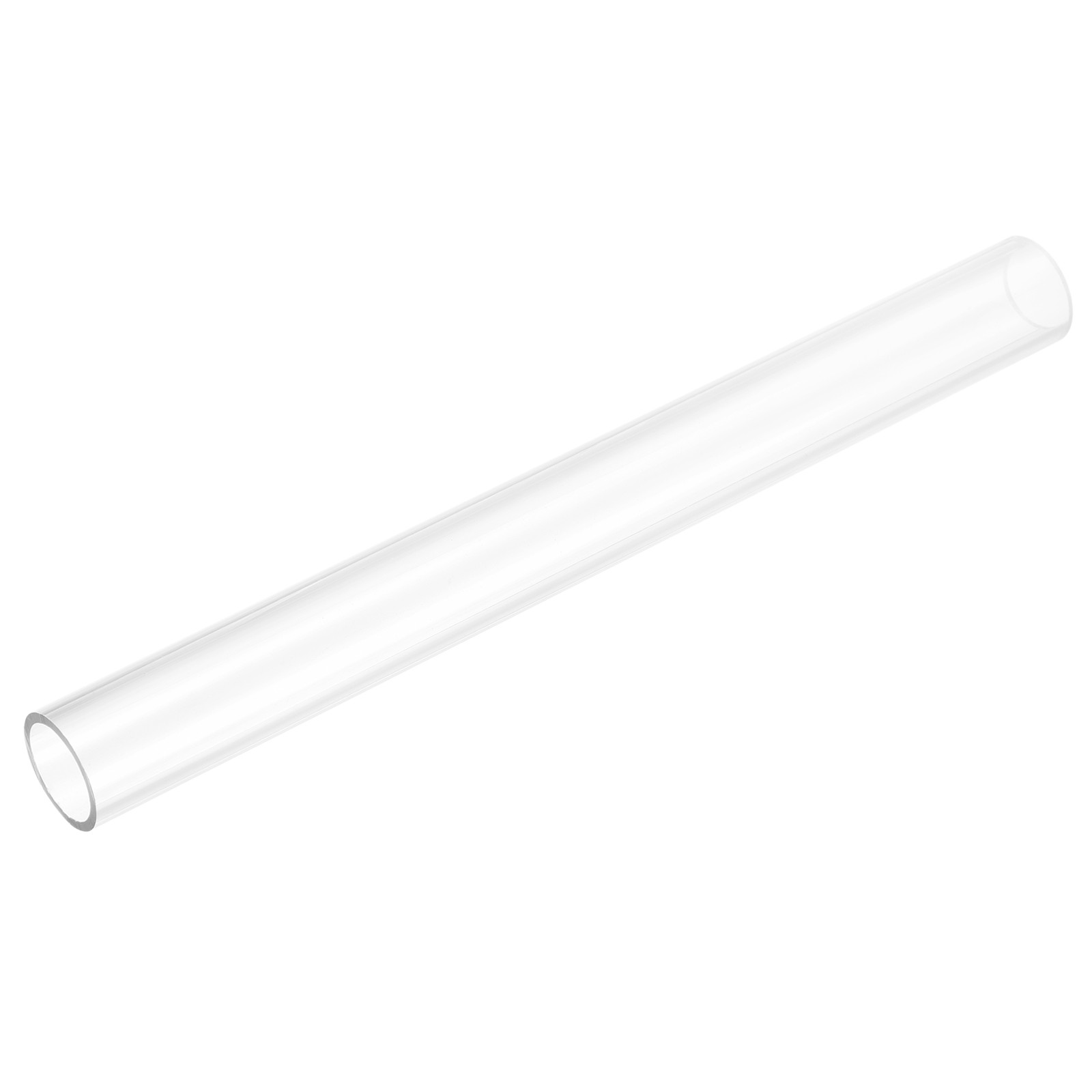 Rigid Round Clear Tubing 23mm ID x 25mm OD x 250mm Length Plastic Tube