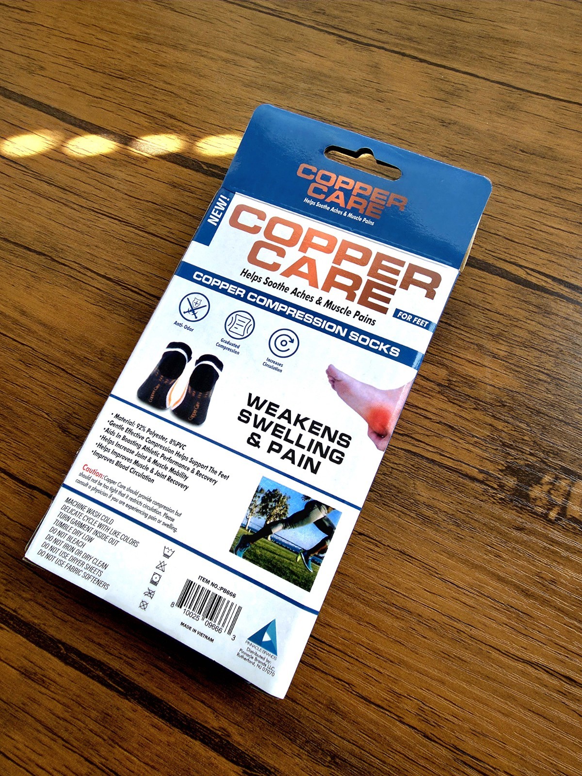 Copper Care Copper Compression Socks 1 Pk Adult. Ankle Socks