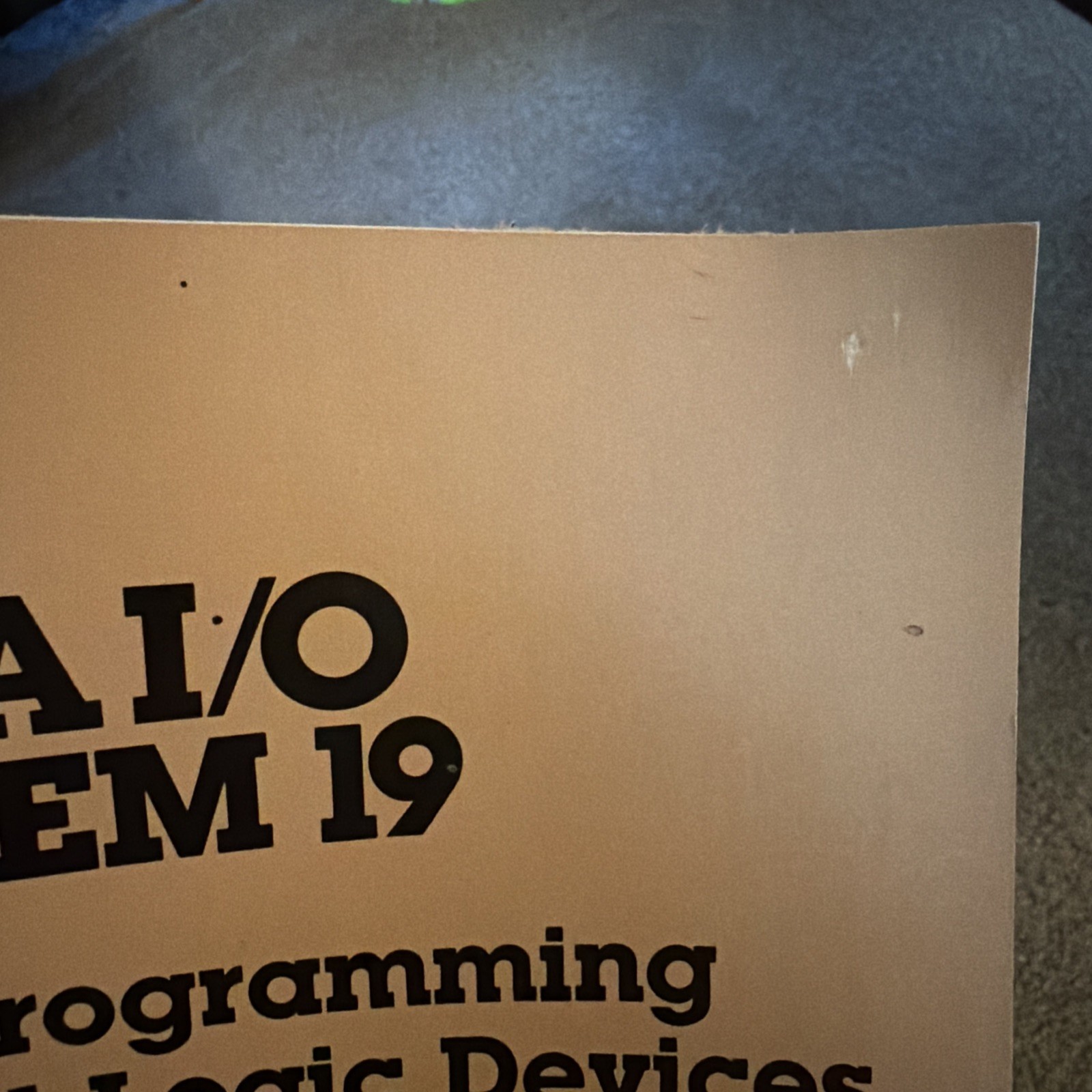 Vintage Data I/O System 19 Manual & Programmer Catalog Lot - Great Shape