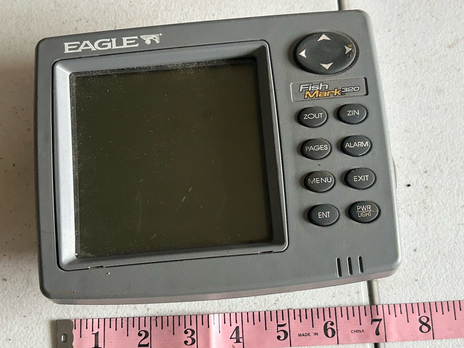 Eagle Fish Mark 320 Fish Finder Depth Finder Head Unit only AS IS UNTESTED