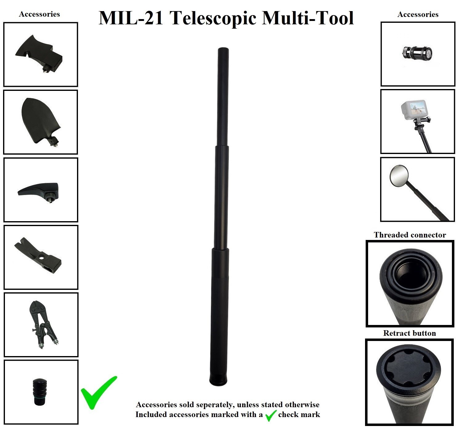 MIL-21 Telescopic Multi-Tool