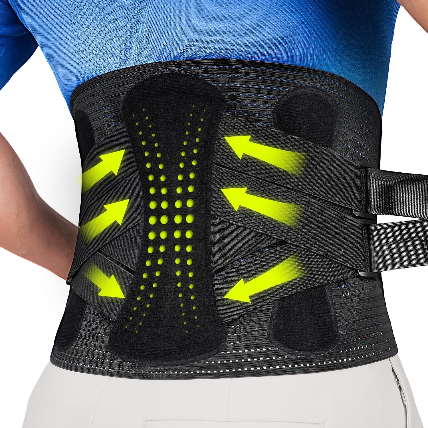 Back Brace for Men Lower Back Pain Women Relief with 360-Degree Biochemical H...
