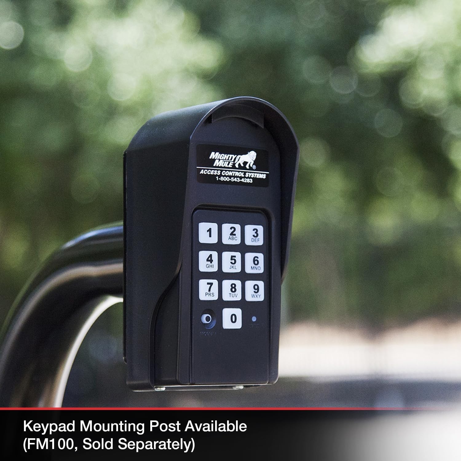 Wireless Access Keypad for Gates - Weather Resistant with Temporary Code Feature