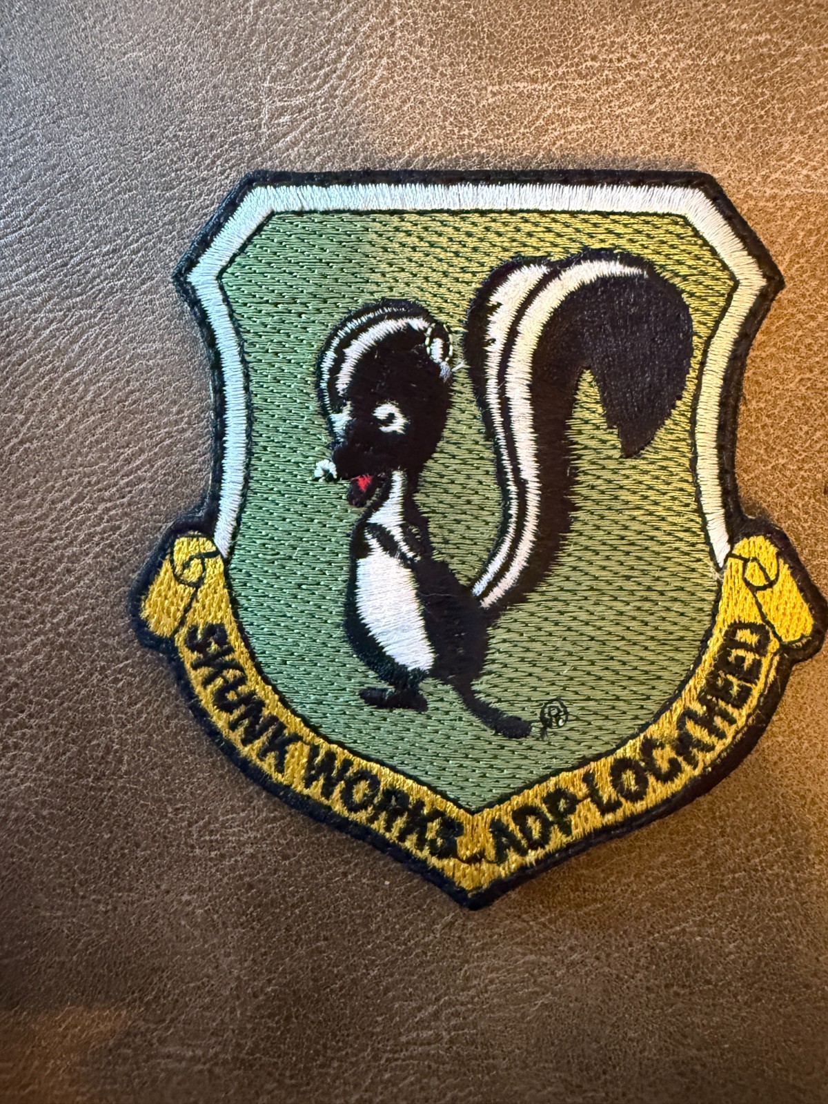 Lockheed Martin® Skunk Works® ADP Green Shield, 4 inch, Hook and Loop