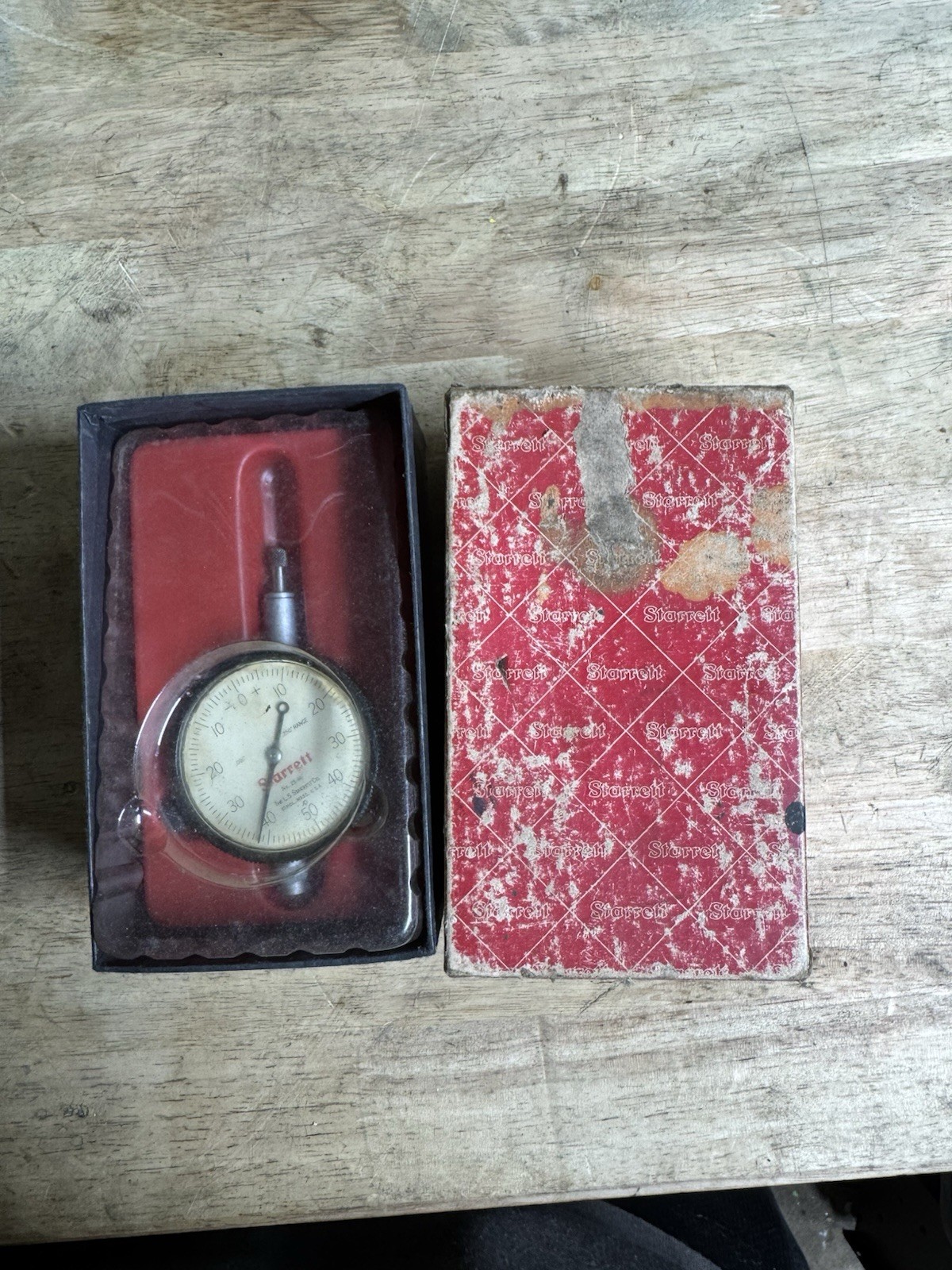 STARRETT dial indicator 25-141, RANGE-.250'