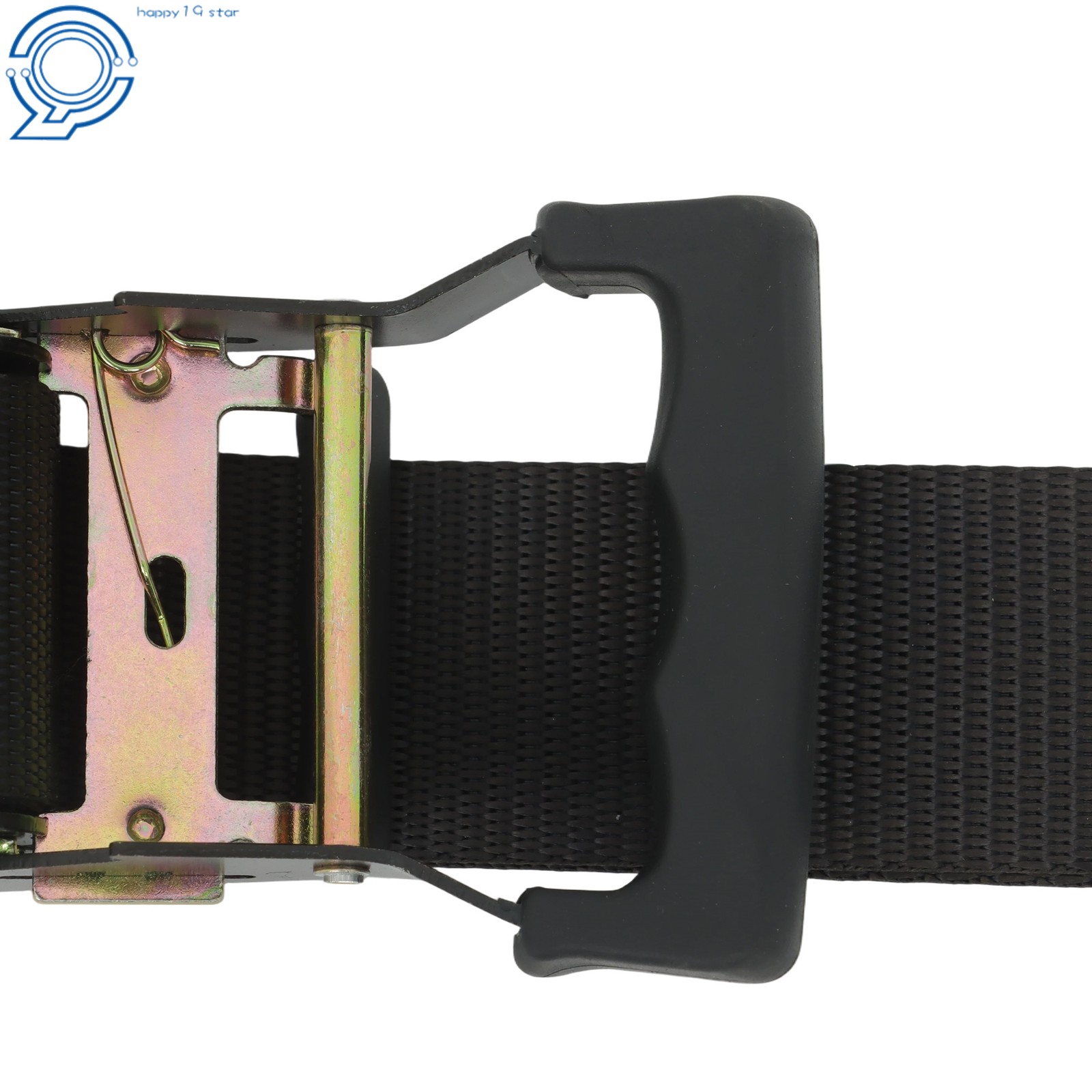 Wheel Chock Tire Strap Tie Down Kit 4PCS E-Track 2PCS 6' Tie Down Strap