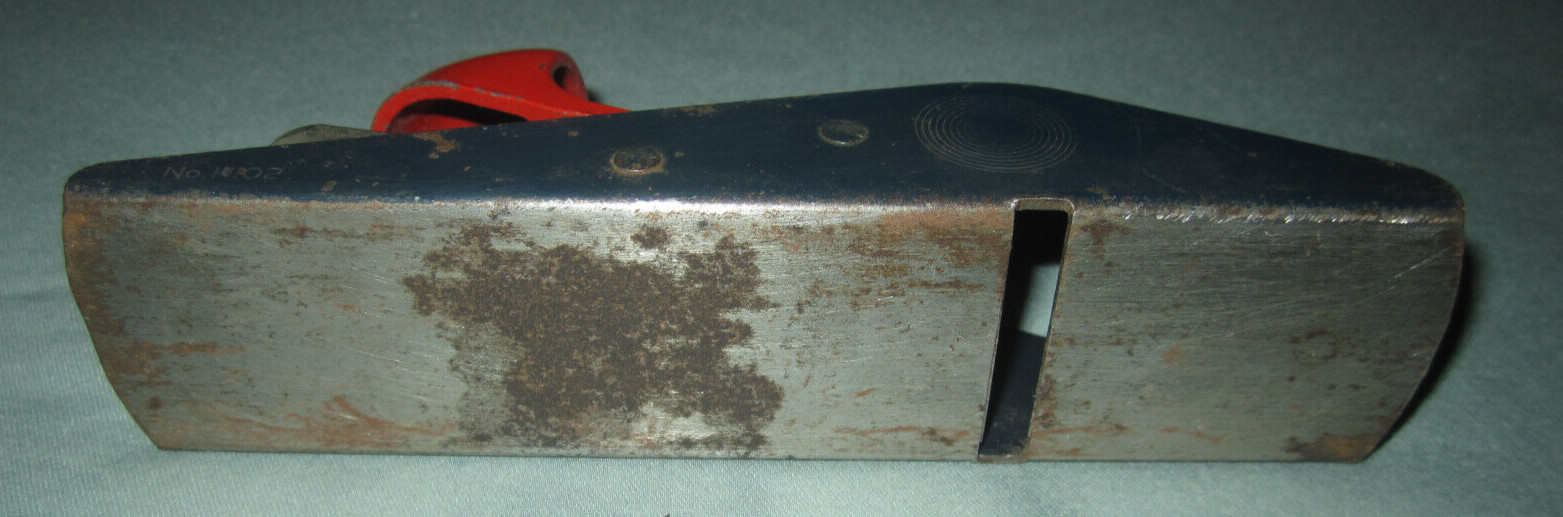 Vtg Stanley "Handyman" No. H102 block plane tool