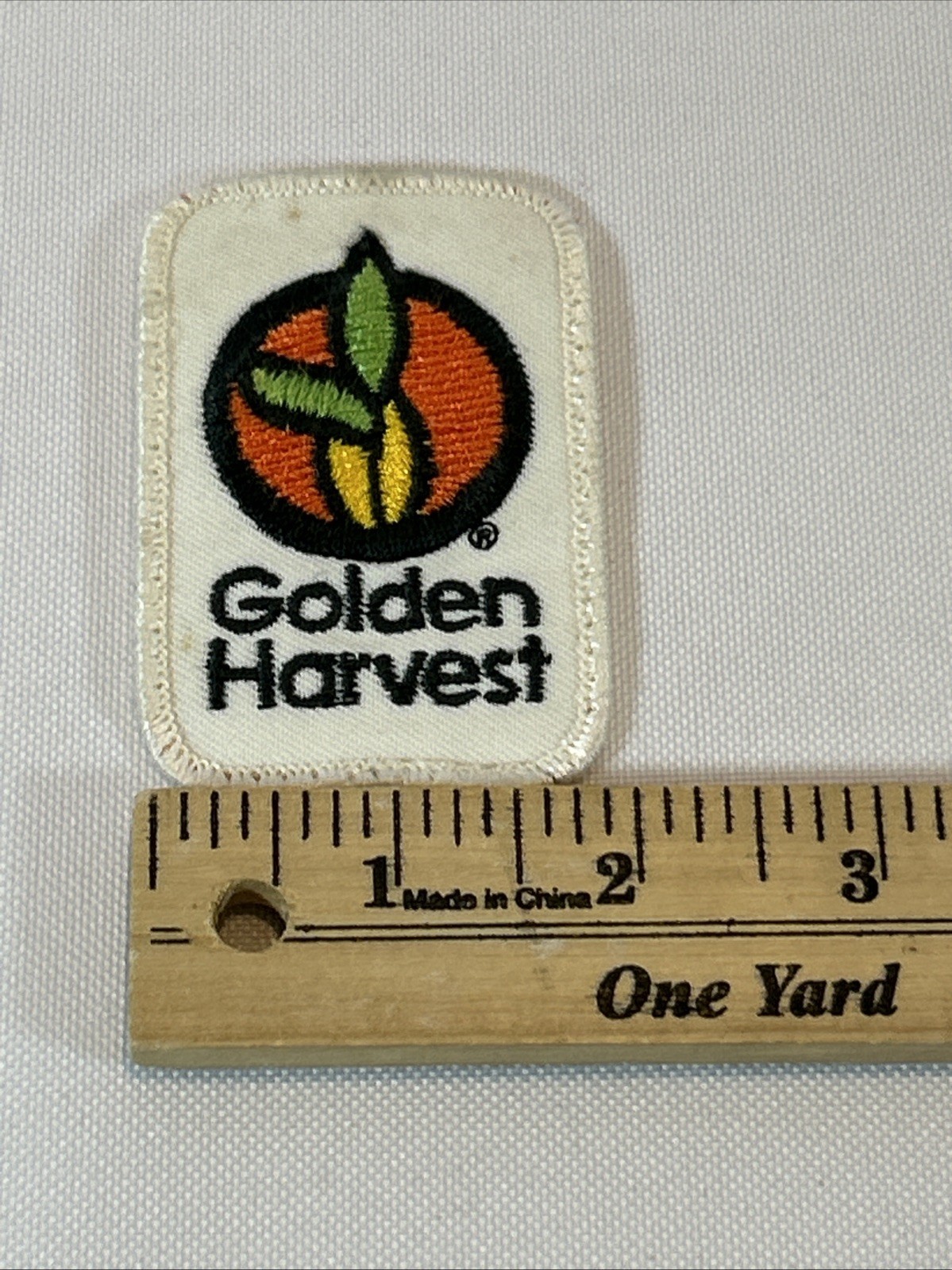 Vintage Trucker Snapback Hat Cap Patch Replacement Golden Harvest Embroidered