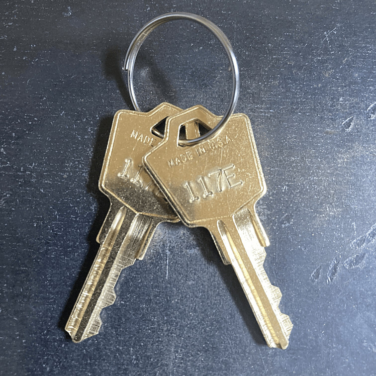 (2) or (3) HON Filing Cabinet Keys Cut Key Code 101E - 225E - SHPD W/ TRACKING!