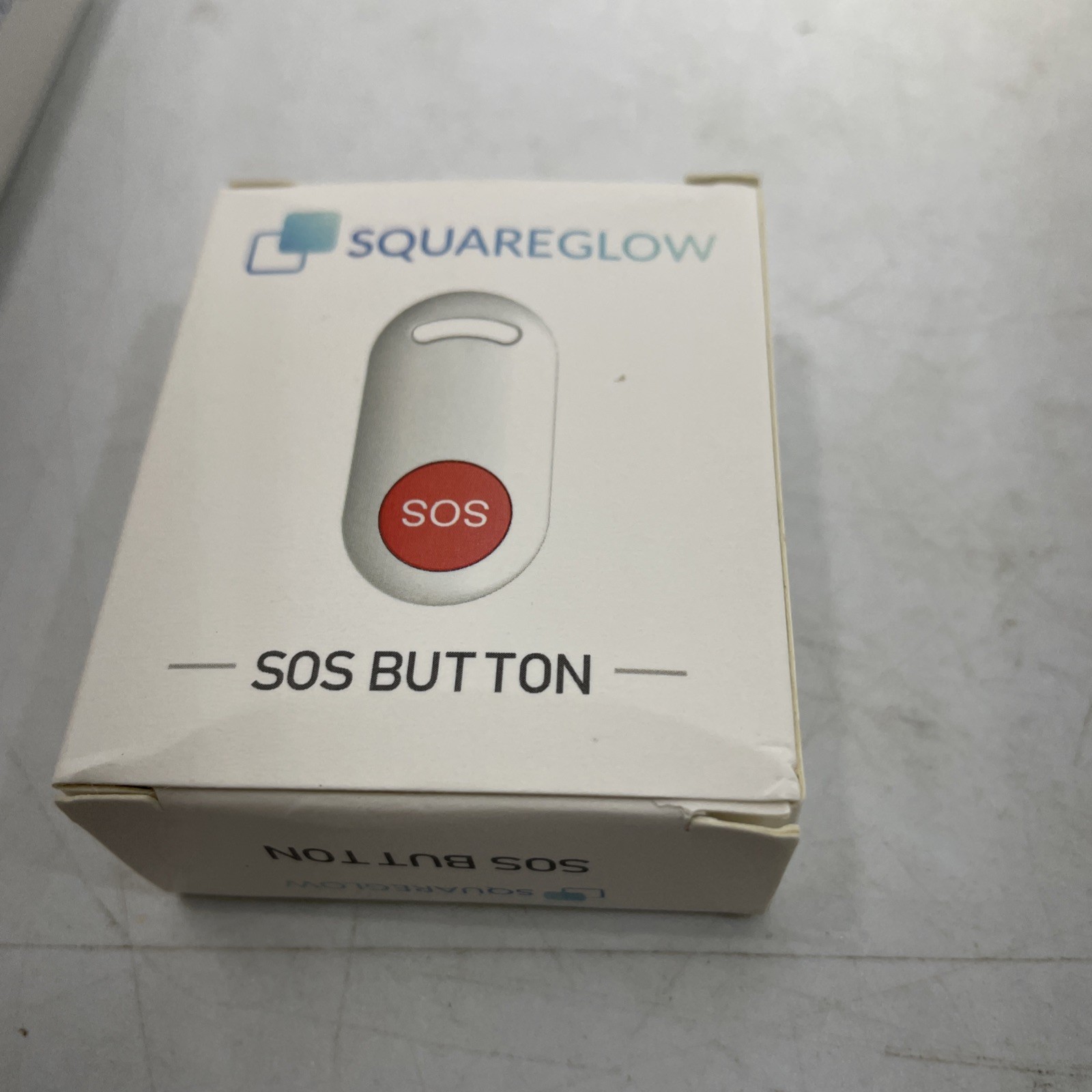 SquareGlow SOS Button Key Fob