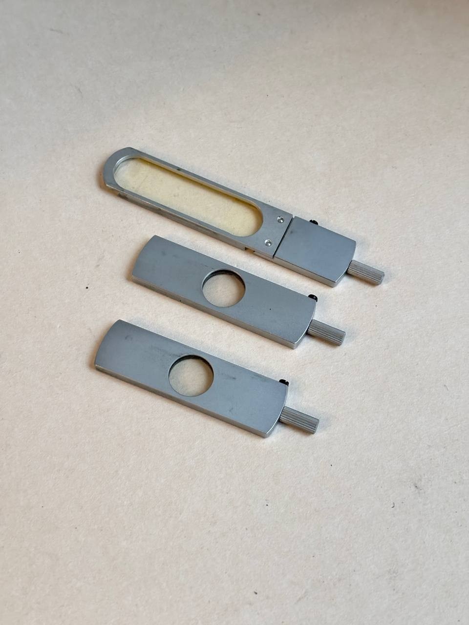 Quartz microscope sliders, Polarizing microscope sliders