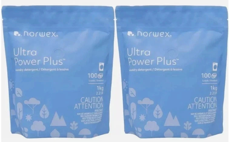 Norwex Ultra Power Plus Laundry Detergent  (Pack of 2) 1 kg Free Shipping