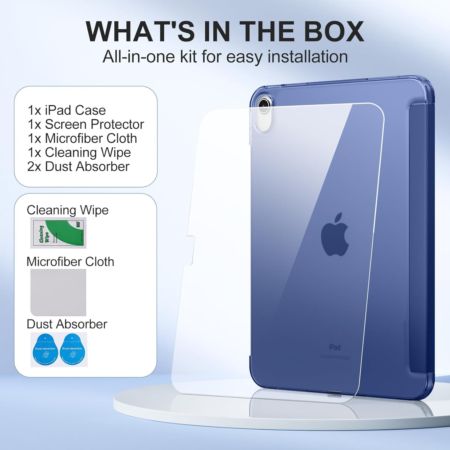 For Ipad (A16) 11Th Generation Case 11 Inch 2025 with Screen Protector, Ipad ...