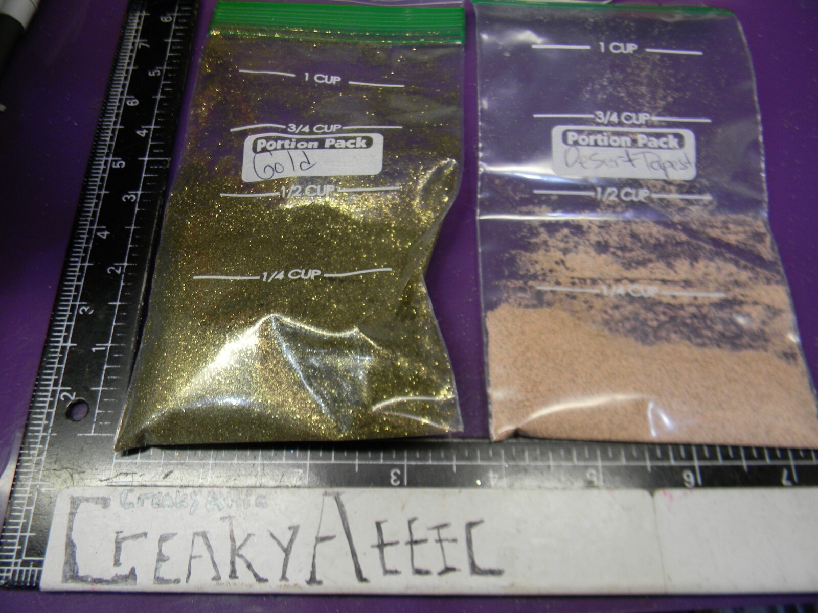 GOLD DESERT TAPESTRY 2 EMBOSSING POWDERS #669 CREAKYATTIC